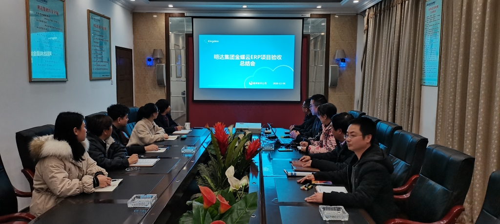 公海5500线路检测线缆集团金蝶云ERP项目通过验收