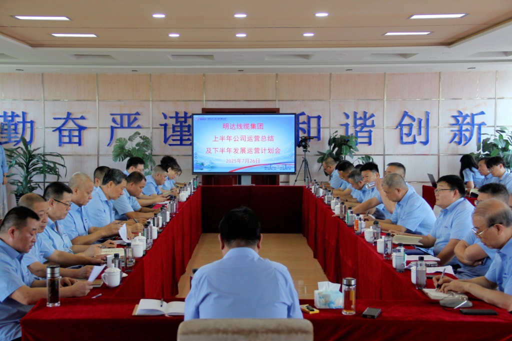 公海5500线路检测召开2025年上半年经营运行半年会
